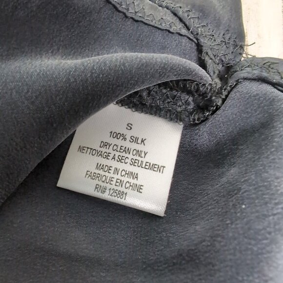 Brochu Walker Black 100% Silk Slip Dress Size Small - Picture 3 of 6